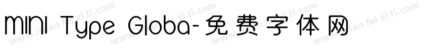 MINI Type Globa字体转换